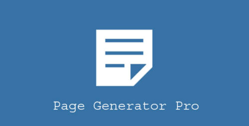 Page Generator Pro